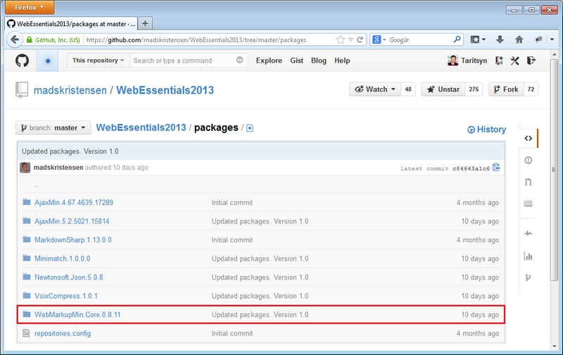 HTML минимизация в Web Essentials 2013 HTML минимизация в Web Essentials 2013
