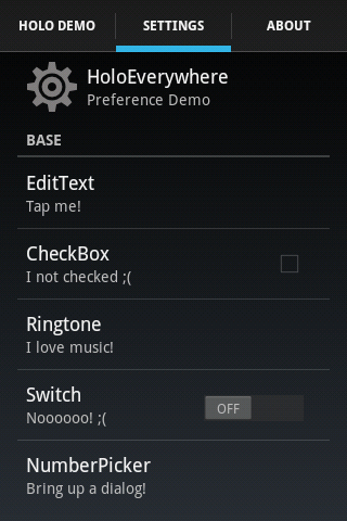 HoloEverywhere Screenshot 4