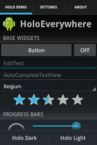 HoloEverywhere Screenshot 1