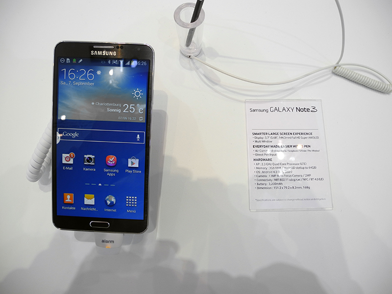 IFA 2013 своими глазами: мобильные устройства Samsung, Toshiba, Panasonic, TCL/Alcatel и Archos IFA 2013 своими глазами: мобильные устройства Samsung, Toshiba, Panasonic, TCL/Alcatel и Archos