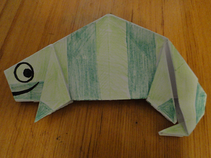 IT — оригами своими руками — Хамелеон openSUSE IT — оригами своими руками — Хамелеон openSUSE