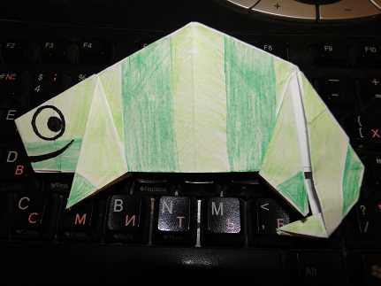 IT — оригами своими руками — Хамелеон openSUSE IT — оригами своими руками — Хамелеон openSUSE