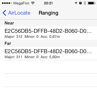 Indoor навигация с iBeacon в iOS7