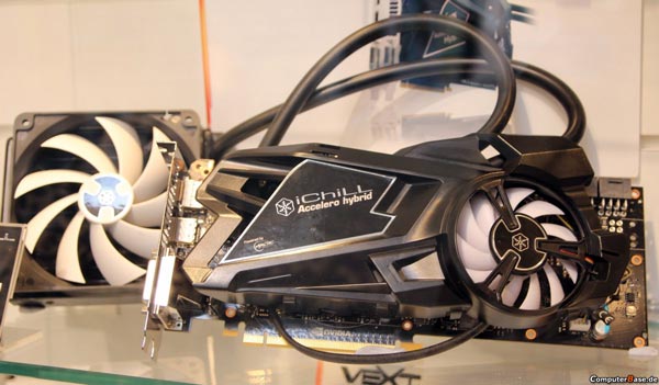 Inno3D показала на CeBIT 3D-карту GeForce GTX Titan с кулером Hybrid iChill