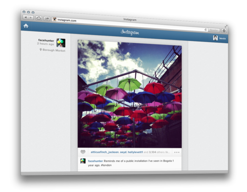 Instagram запустил веб версию ленты пользователя