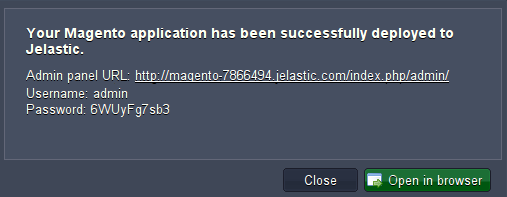 magento credentials