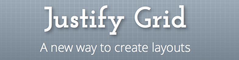 Justify Grid — новое слово в разметке