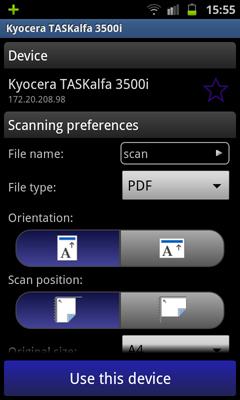 KYOCERA подружила МФУ со смартфонами Android KYOCERA подружила МФУ со смартфонами Android