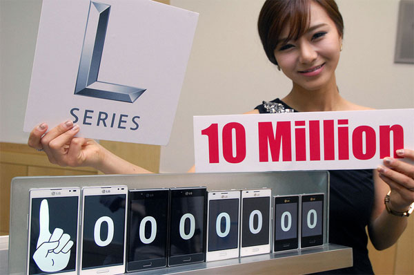 Продажи смартфонов LG Optimus L перевалили за 10 миллионов штук