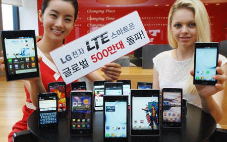 LG продала более пяти миллионов смартфонов со встроенными модемами LTE