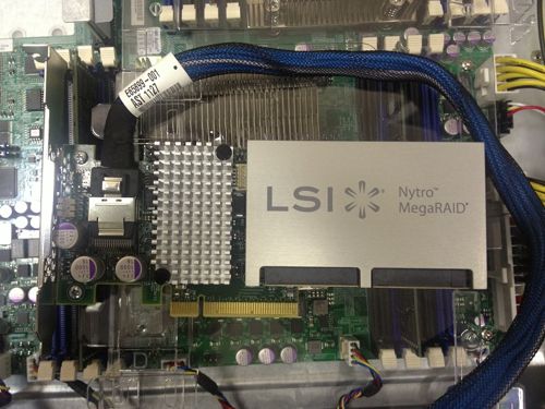 LSI Nytro MegaRAID NMR8100 4i в деле