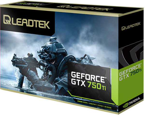 В конфигурацию GTX 750 Ti входит 640 ядер CUDA