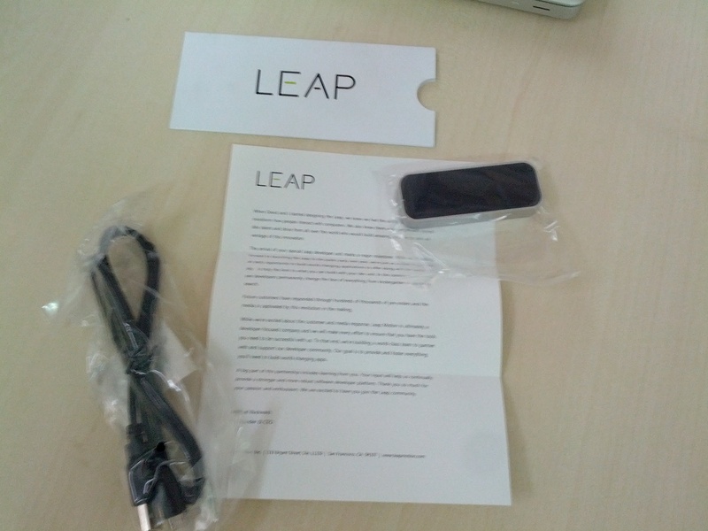 Leap Motion. Распаковка и небольшой обзор