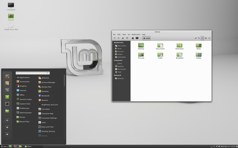 Linux Mint 14 Nadia