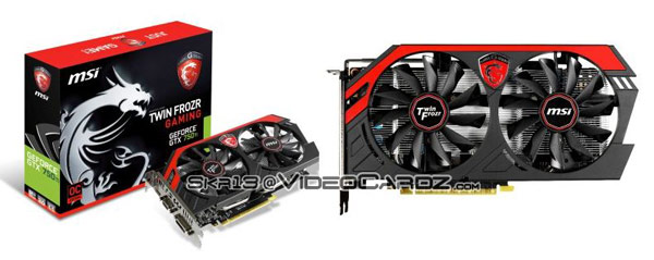 Модель MSI GeForce GTX 750 получит систему охлаждения с одним вентилятором