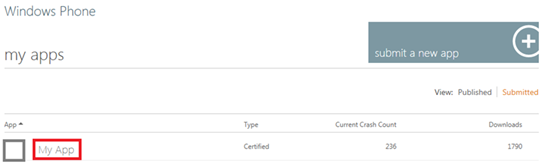 Marketplace My App Screenshot