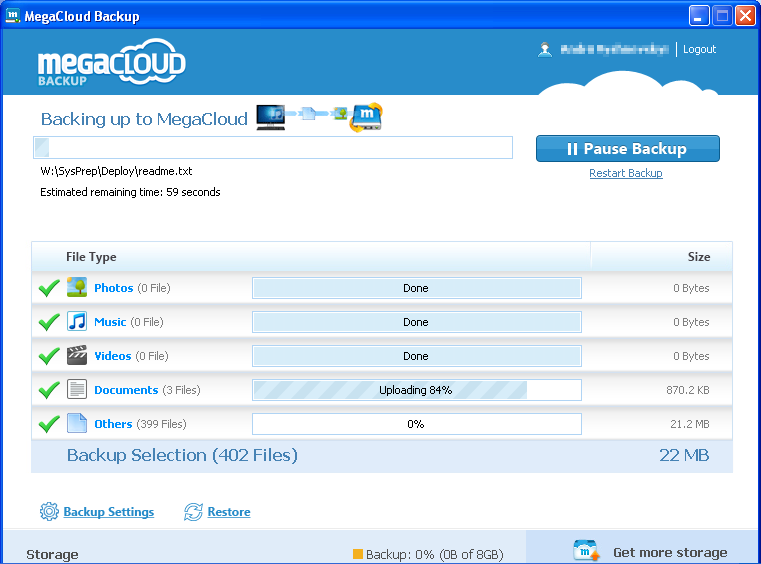 MegaCloud — альтернатива Dropbox image