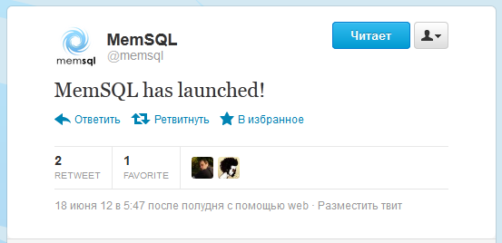 MemSQL has launched!