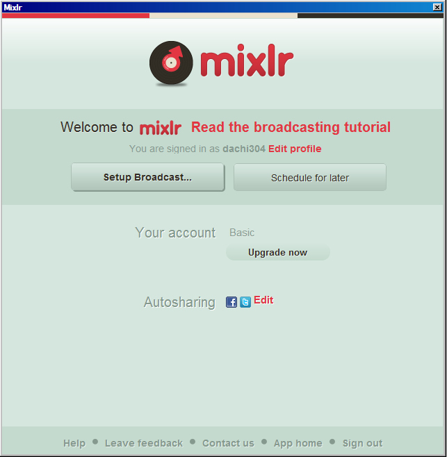 Mixlr — сервис для музыкальных трансляций