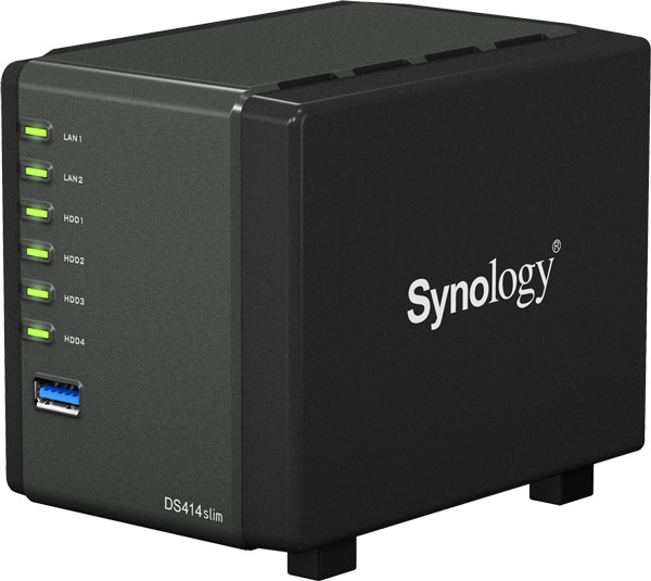 Сервер Synology DiskStation DS414slim работает под управлением операционной системы DiskStation Manager (DSM) 5.0