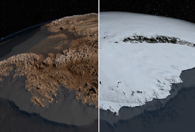 NASA представило наиболее детальную топографическую карту Антарктики за последние 10 лет