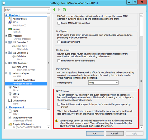 NIC Teaming в Windows Server 2012 image