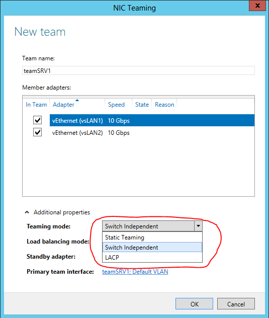 NIC Teaming в Windows Server 2012 image