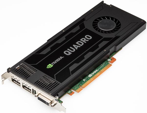 NVIDIA представляет профессиональные графические ускорители Quadro K4000, K2000, K2000D и K600 на архитектуре Kepler