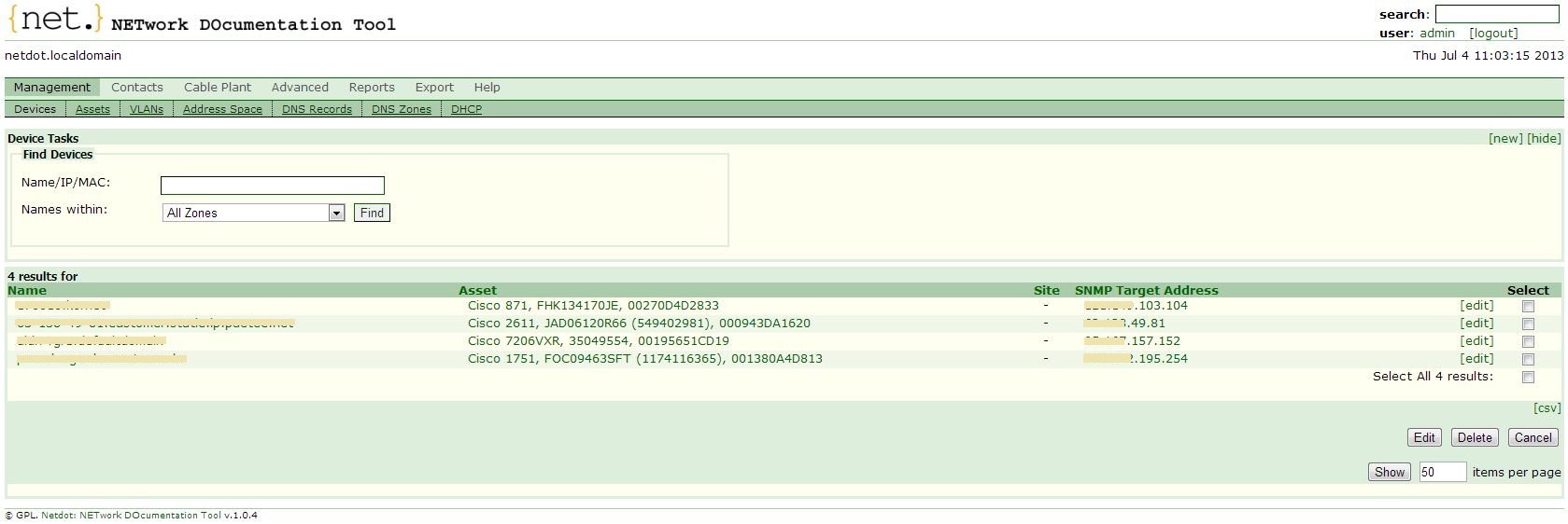 Network Documentation Tool — система для ведения документации сети
