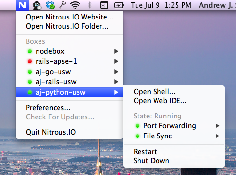 Nitrous.IO — online IDE с SSH доступом и десктоп приложением для синхронизации image