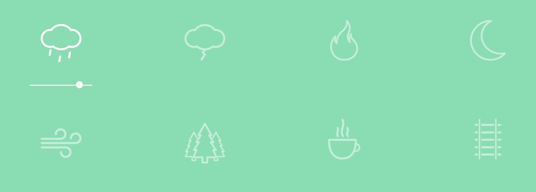 Noisli: онлайн генератор фоновых шумов, помогающих сконцентрироваться