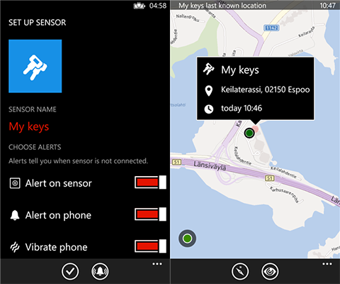 Nokia Treasure Tag: «умные» метки на страже ваших вещей
