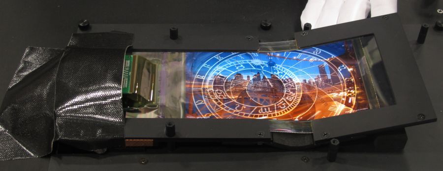 Nokia и SEL представили новый тип гибких OLED дисплеев Nokia и SEL представили новый тип гибких OLED дисплеев
