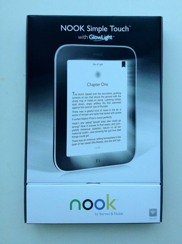 Nook Simple Touch with Glow Light: Unboxing и краткий обзор