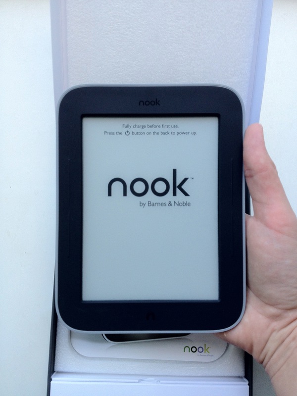 Nook Simple Touch with Glow Light: Unboxing и краткий обзор