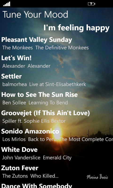 Not another internet radio — Tune Your Mood WP7 Not another internet radio — Tune Your Mood WP7