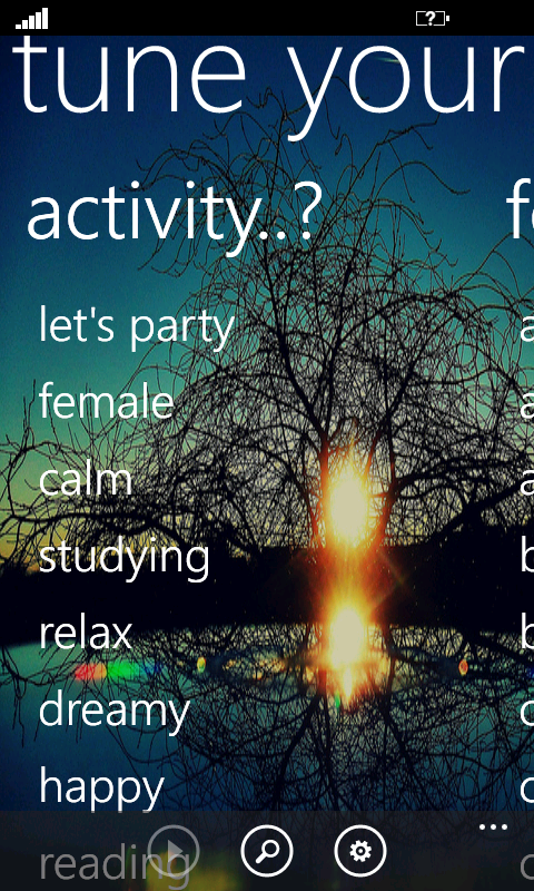 Not another internet radio — Tune Your Mood WP7 Not another internet radio — Tune Your Mood WP7