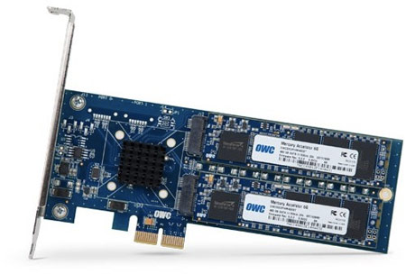 OWC Mercury Accelsior — первый загрузочный SSD с интерфейсом PCI Express для Apple Mac