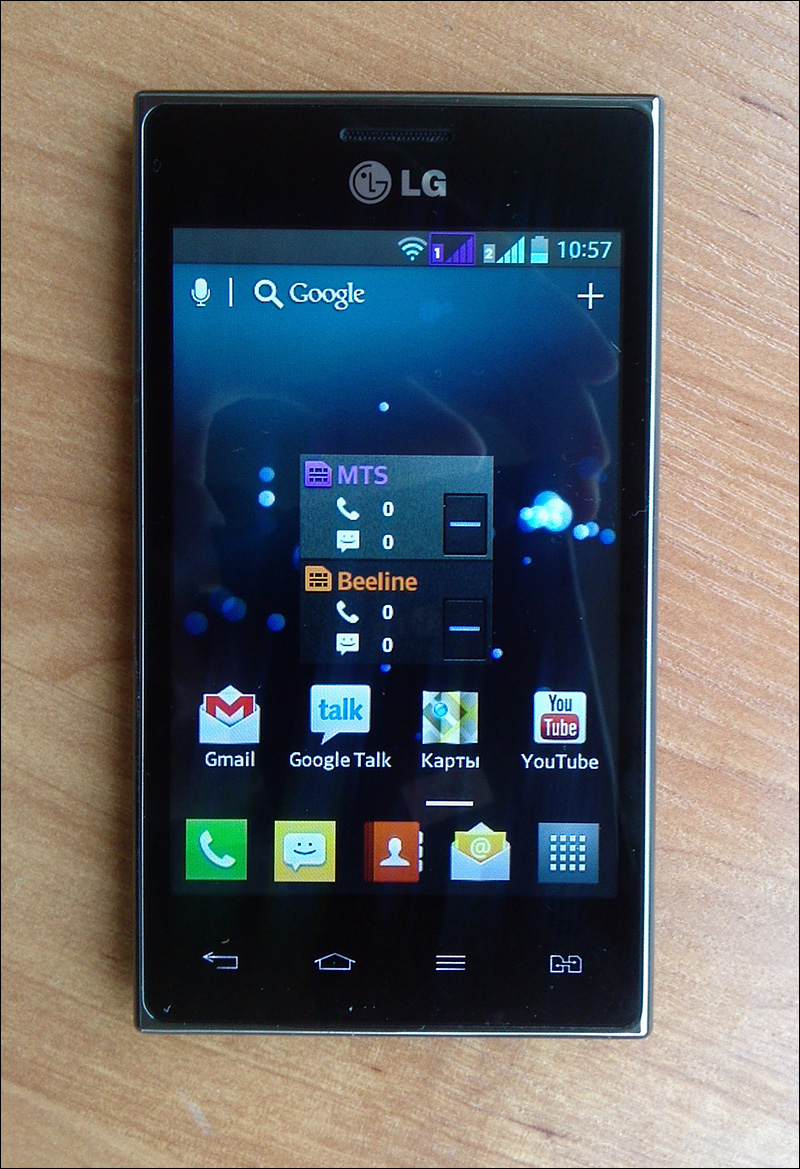 Optimus L5 Dualsim — обзор