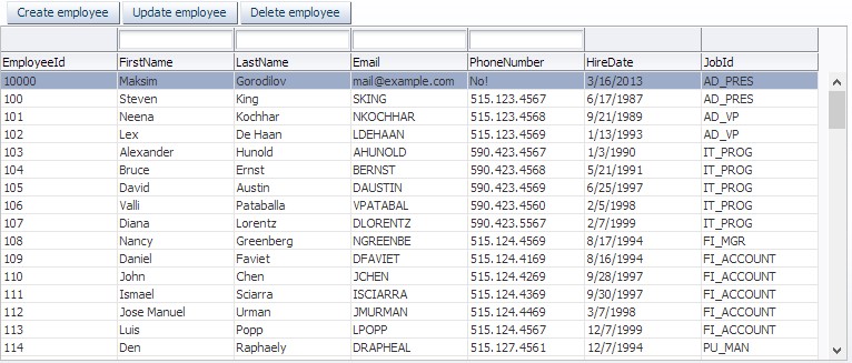 Oracle ADF. Business Components