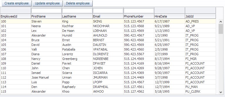 Oracle ADF. Business Components