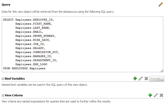 Oracle ADF. Business Components