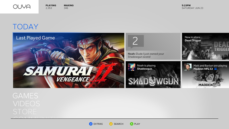 Ouya — игровая приставка на Android за $99