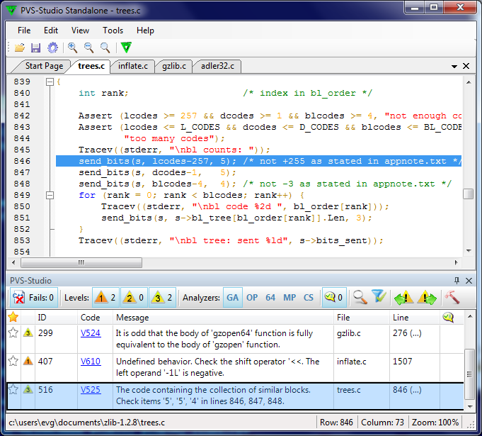 PVS Studio теперь работает и без среды Visual Studio или C++Builder – проверяем препроцессированные файлы от чего угодно