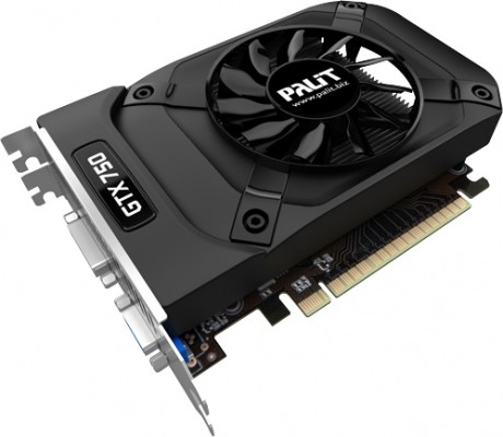 Длина 3D-карты Palit GeForce GTX 750 StormX с 2 ГБ памяти равна 166 мм