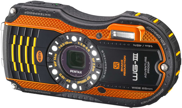 Pentax относит камеры WG-3 и WG-3 GPS к 15-му поколению камер в усиленном исполнении