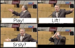 Play! Lift! Srsly?