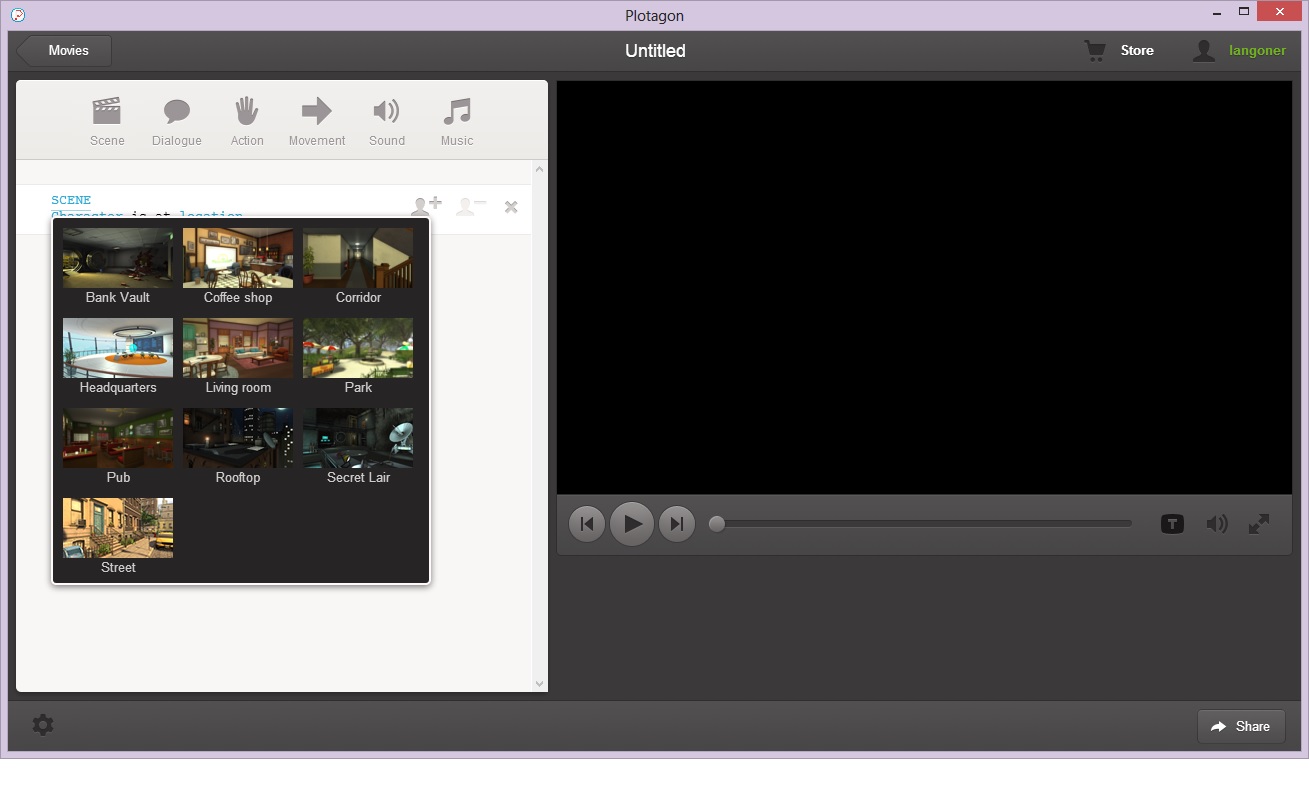 Plotagon – сам себе режиссер image