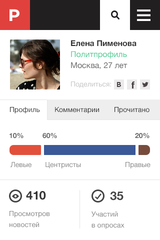 Politix.ru — политпрофиль в сети