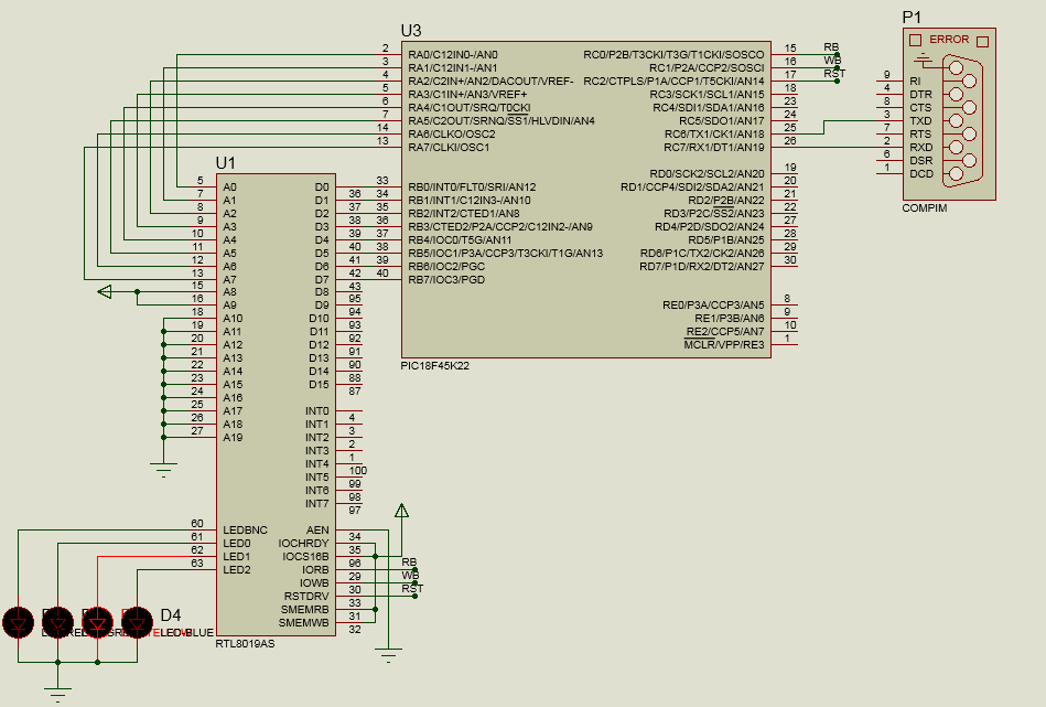 Proteus и два с половиной hello world для UART и USB на микроконтроллере